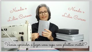 Venha aprender a fazer uma capa para qualquer livro em plástico cristal