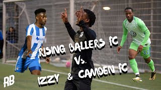 A CHALLENGE AGAINST EX-PROs | Rising Ballers FC vs. Izzy \u0026 Camden