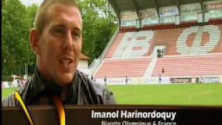 stage rugby Imanol Harinordoquy ( video )