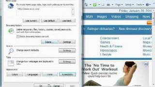 Personalizing Internet Explorer 8: Font Settings