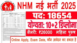 NHM New Vacancy 2025 | ANM NEW VACANCY 2025 | Health Department Recruitment 2025 CHO ANM LT BHARTI