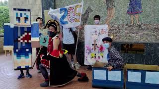 【彰化高中80周年校慶運動會】巨大Gura、星街列車、船長Cosplay、小Tako、百鬼綾目彩繪 參與班級：102、205、207、218