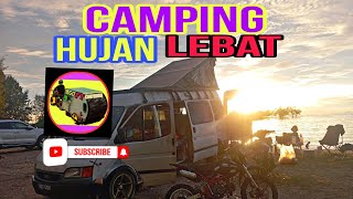 Hujan sangat lebat ROOF TOP TENT KAMI bocor camping tidur di port Dickson negeri sembilan