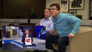 Jeff Marek, Steve Dangle, and Luke Fox's live reaction to the Maple Leafs winning the 1st pick