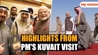 PM Modi Shares Highlights from His 2-Days Kuwait Visit