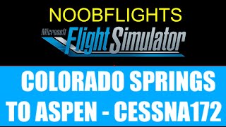 Colorado Springs to Aspen (KCOS to KASE)