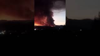 Incêndio ameaça casas em Guimarães