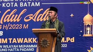 Jamaah Bubar Sebelum Khatib Selesai Khutbah | Sholat Idul Adha di Batam bersama Ust Muslim Tawakkal