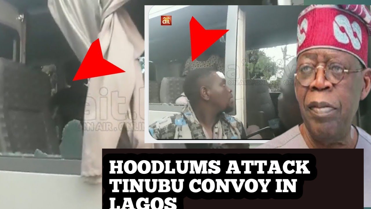 Tinubu Arrives Lagos Breaking Hoodlums Attack Convoy Of Apc