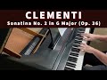 CLEMENTI: Sonatina in G Major, Op. 36 No. 2 (Complete) | Cory Hall, pianist