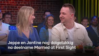 Jeppe en Jantine nog dolgelukkig na deelname Married at First Sight | Beau