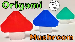 Origami Easy [Mushroom] How to make Mushrooms