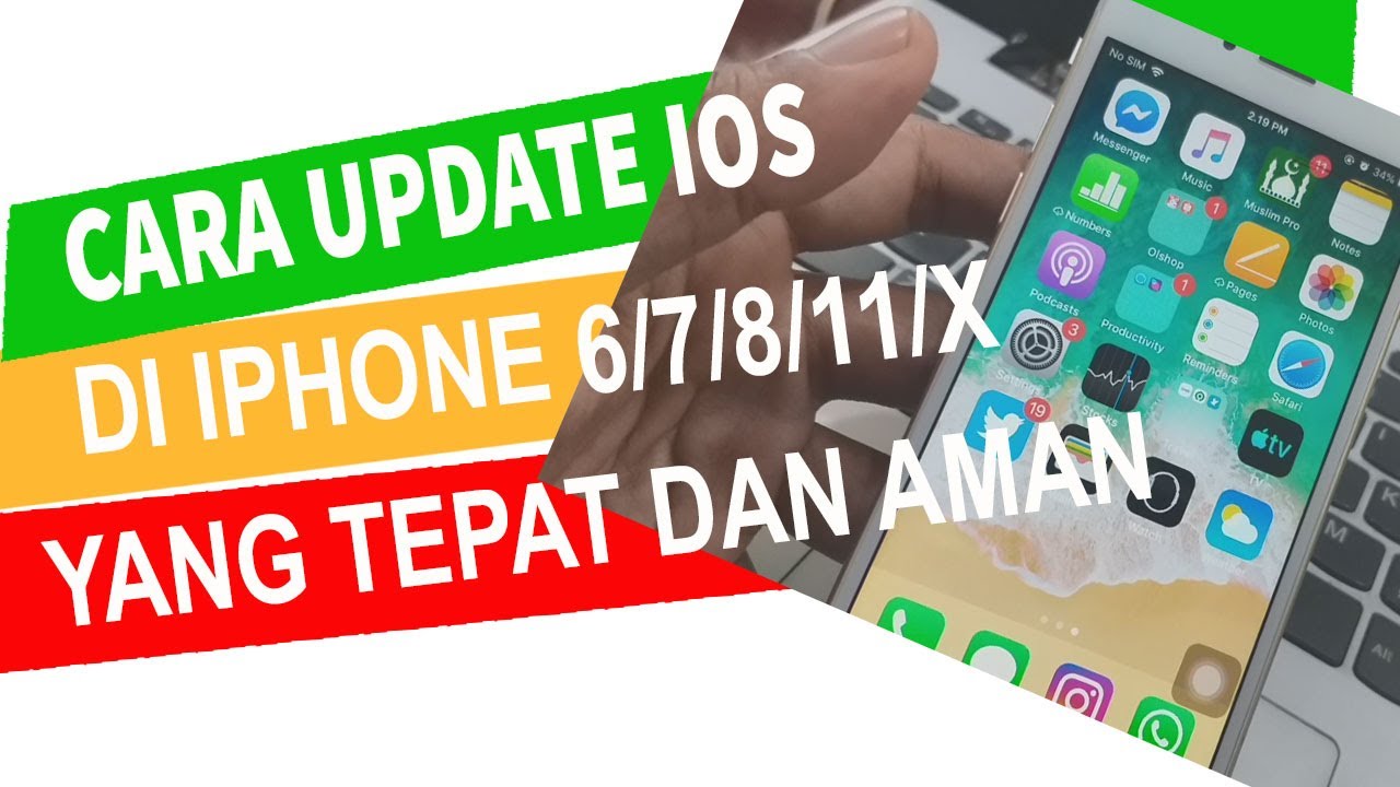 Cara Mudah Update Ios Di Iphone Terbaru - YouTube