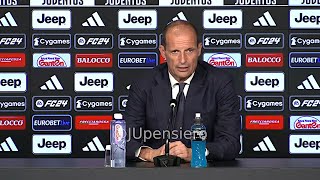 Conferenza stampa ALLEGRI pre Atalanta-Juve: "Vlahovic e Milik out. Pioli? No equazione, Giuntoli.."