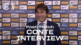 INTER 2-0 JUVENTUS | ANTONIO CONTE EXCLUSIVE INTERVIEW: "We were really good tonight" [SUB ENG]