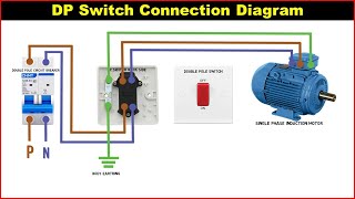 DP Switch | Double Pole Switch Wiring | DP Switch Connection Diagram |