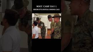Boot Camp Day 1: Recruit's Initial Phone Call. #usmc #marines #marinecorps #usmarines #semperfi