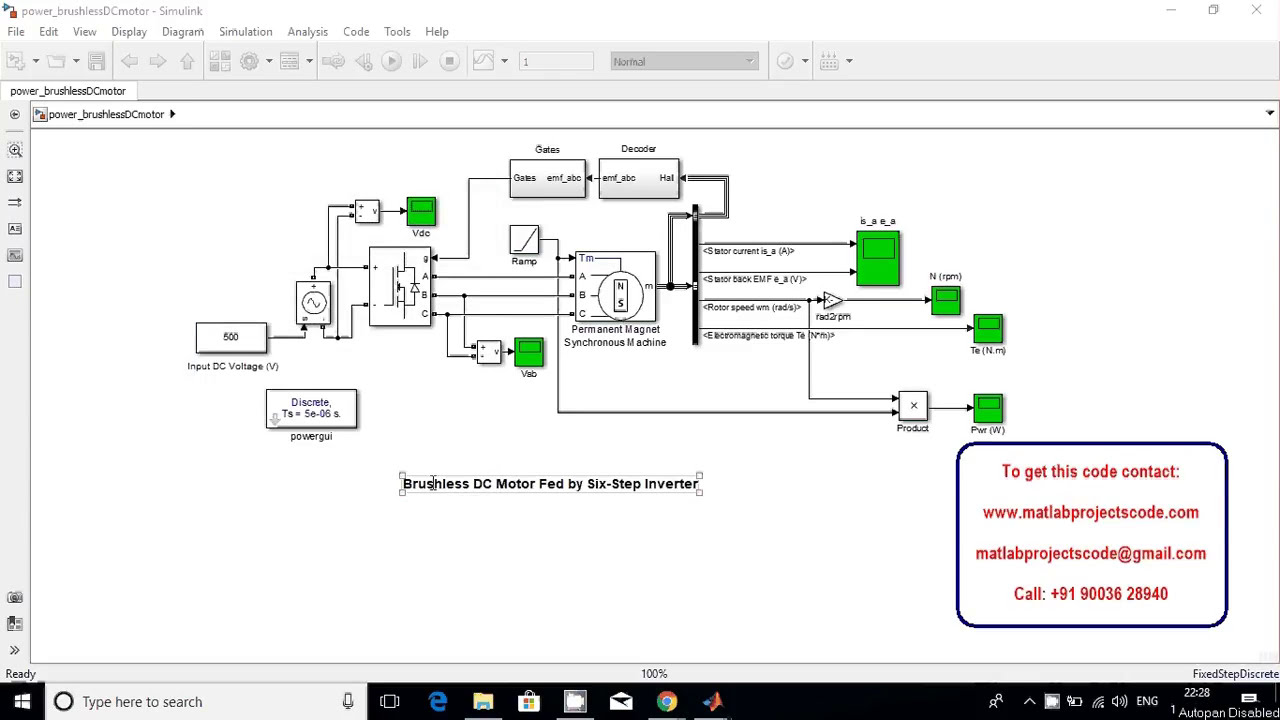 Mathematical Modelling Of Bldc Motor In Matlab | Webmotor.org