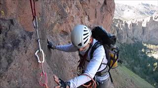 Rock Climbing on Super Slab at Smith Rock, 17 June 2019