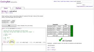 Codingbat - extraEnd (Java)