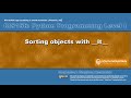 Python 08F -  Sorting custom objects with __lt__