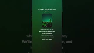 Let Our Minds Be Free (AI Song) by #Suno lyrics by Meta Llama 3.2 AI Artificial Intelligence