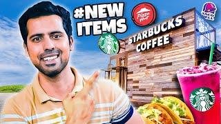 Trying The New Menu From All The Fast Food Chains! | @cravingsandcaloriesvlogs