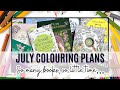 JULY 2024 Colouring Plans | Adult Colouring