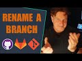 Git Rename Branch Example