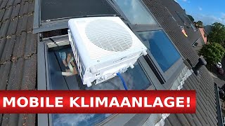 ENDLICH! 🥶 Die BESTE mobile Split Klimaanlage für schräge DACHFENSTER in eurer DACHGESCHOSSWOHNUNG