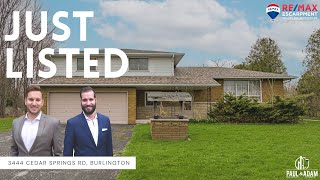 SOLD- 3444 Cedar Springs Rd, Burlington