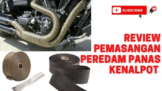 review pemasangan peredam panas kenalpot