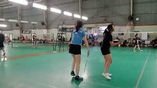 Badminton Final Women's Double Tournament - Foong Yi Xin / Christine Vs Thong Yen / Sze Mun