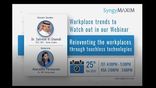 Reinventing the workplaces through touchless technologies | #Webinar