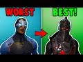 RANKING EVERY LEGENDARY SKIN FROM WORST TO BEST! (ALL 33 LEGENDARY SKINS UPDATED)