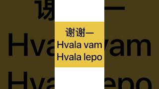 塞尔维亚语言入门2每天学习30秒塞语-是和不是，谢谢，问候语怎么说？