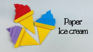How To Make Easy Paper ICE CREAM For Kids / Nursery Craft Ideas / Paper Craft Easy / KIDS crafts