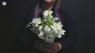 Handheld Bridal Bouquet 🤍 DIY from Trader Joe's Flowers