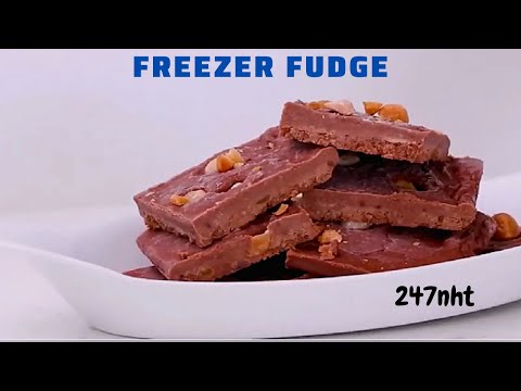 How long does fudge take to set in freezer?