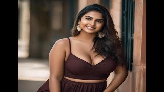 Empowering Beauty: Embracing Confidence with a Curvy Plus-Size Indian Model 💋