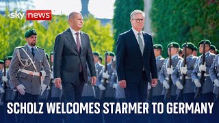 Sir Keir Starmer meets German Chancellor Olaf Scholz in Berlin