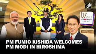 G7 Summit: Japan PM Fumio Kishida welcomes PM Narendra Modi in Hiroshima