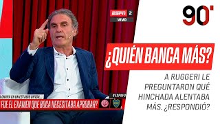 ¿Qué hinchada alienta más? ¡El Cabezón #Ruggeri habló de su experiencia!