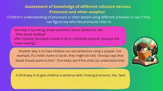 READING COMPREHENSION IV UNDERSTANDING SENTENCES AND USING TEXT STRUCTURE 1