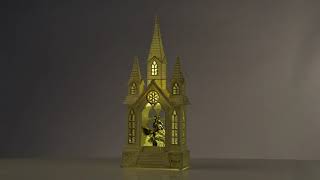 661317, Giftcraft LED Lantern with Nativity Scene