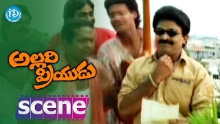 Allari Priyudu movie scenes - Rajashekar receives a letter from Ramya Krishna