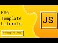 JavaScript (ES6)+: String Concatenation with Template Literals