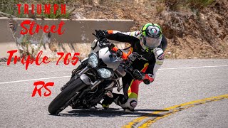 2018 Triumph Street Triple 765 RS | Angeles forest Highway Ride