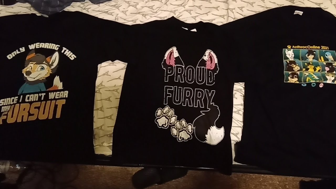 Furry Fandom T-Shirts Unboxing & Review - YouTube