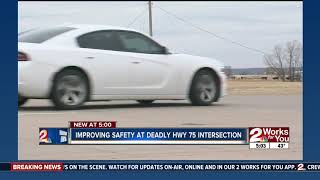 Improvements coming to deadly intersection on Highway 75